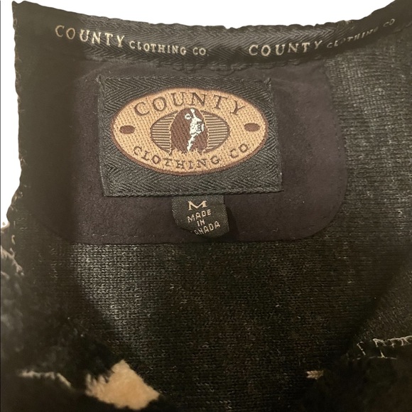 COUNTY CLOTHING Fleece Snowflake Jacket - Picture 3 of 6